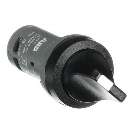 ABB C2SS2-10B-20 Wahlschalter, schwarz, 2 Positionen, 2 Schließer