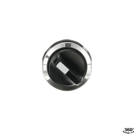 ABB C2SS2-30B-20 Wahlschalter, schwarz, 2 Positionen, chrom, 2 Schließer