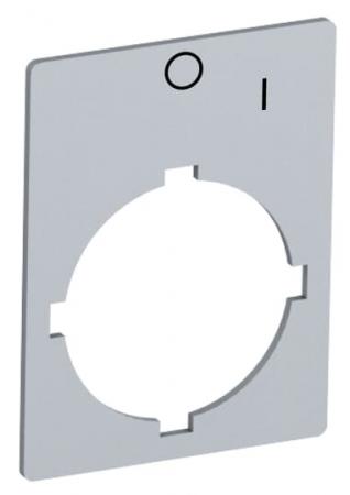 ABB Rectangular legend plate 29,6x39 mm alum SK615550-75 Beschriftungsschild, I O Alu silber-grau für CombiLine-Modular und Compact