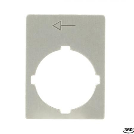 ABB Accessories Textschild "<--" (Pfeil nach links), für Schalter mit 1 Schaltstellung