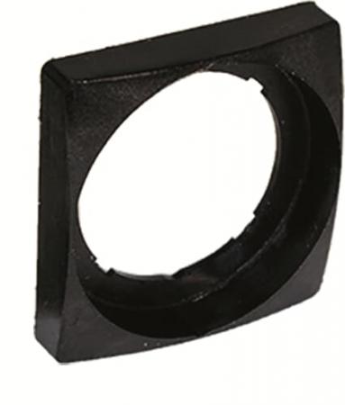 ABB Square Bezel Accessories Frontring quadratisch schwarz, Kunststoff
