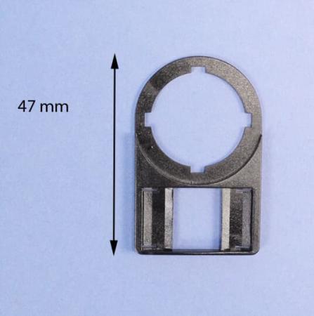 ABB KA1-8120 Beschriftungsschild-Halter, Kunststoff schwarz für CombiLine-Modular und CombiLine-Compact