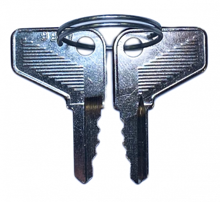 ABB P9ACC01 Ersatzschlüssel mit Schlüssel-, code 01, Metall Reihe, 1 Set=2 Stück