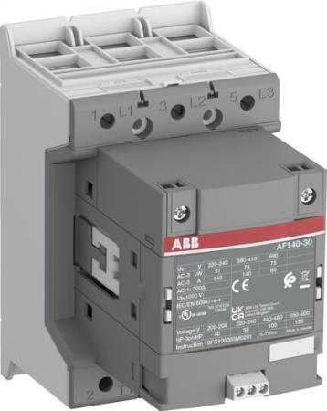 ABB AF140-30-00-31 Schütz, 75 kW, 24-60 V 50/60 Hz / 20-60 V DC, Kabelkäfigklemmen-Anschluss