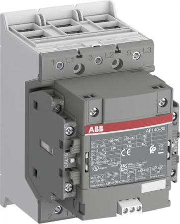 ABB AF140-30-22-32 Schütz, 75 kW, 48-130 V 50/60Hz / DC, Kabelkäfigklemmen-Anschluss