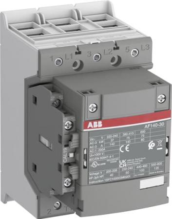 ABB AF140-30-11-42 Schütz, 75 kW, 110-120 V 50/60 Hz, Kabelkäfigklemmen-Anschluss fast operation coil