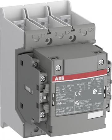 ABB AF146-30-22B-43 Schütz, 75 kW, 220-240 V 50/60 Hz, Schienenanschlüsse, fast operation coil