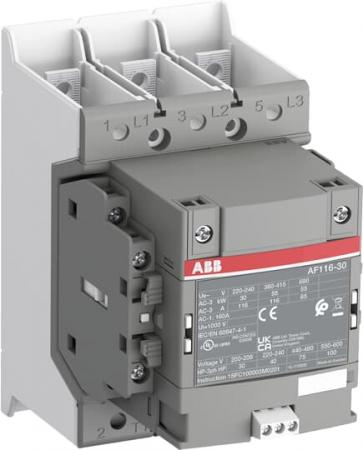 ABB AF116-30-22B-31 Schütz, 55 kW, 24-60 V 50/60 Hz / 20-60 V DC, Schienenanschlüsse