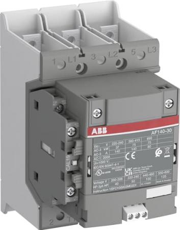 ABB AF140-30-11B-32 Schütz, 75 kW, 48-130 V 50/60Hz / DC, Schienenanschlüsse