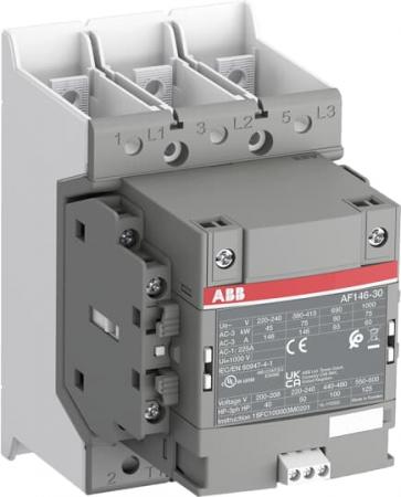 ABB AF146-30-22B-31 Schütz, 75 kW, 24-60 V 50/60 Hz / 20-60 V DC, Schienenanschlüsse