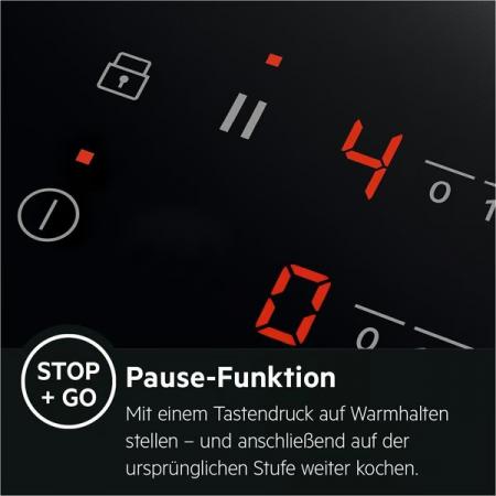 AEG TO64RA07FB 3000 Radiant Hob Glaskeramikkochfeld 60 cm autark 4 Kochzonen schwarz