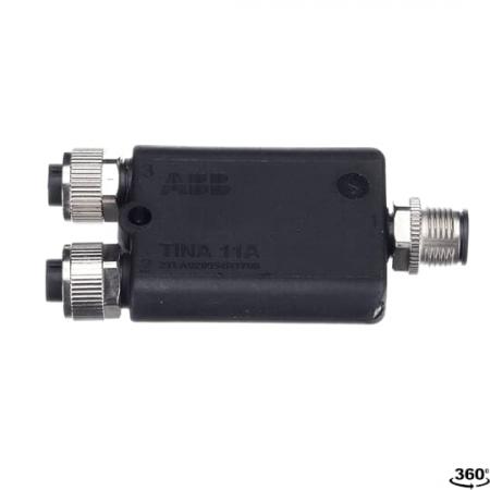 ABB Tina 11A DYNlink Adapter mit 2 M12-Buchsen für dynamische Sensoren z.B. TINA, EDEN, SPOT
