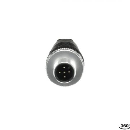 ABB M12-C02 M12-Stiftstecker 5-polig mit Schraubanschluss, Kabeldurchmesser: 2.5 ... 6.5 mm