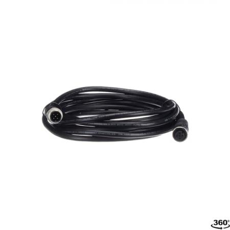 ABB M12-C312 M12-Kabel 3 m, geschirmt gerade, 5 x 0.34 mm² und Abschirmung und M12-Stiftstecker mit Abschirmung auf Stift 3 (0 V DC)