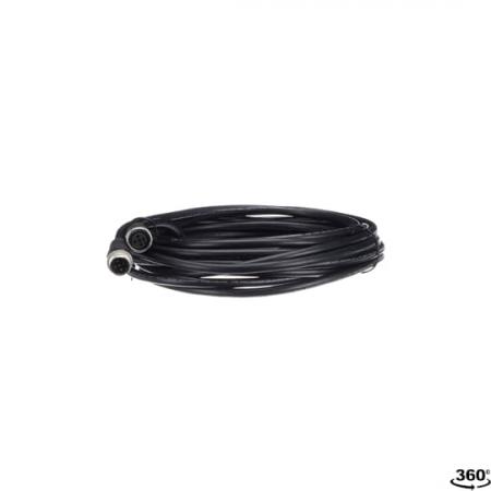 ABB M12-C612 M12-Kabel 6 m, geschirmt gerade, 5 x 0.34 mm² und Abschirmung und M12-Stiftstecker mit Abschirmung auf Stift 3 (0 V DC)