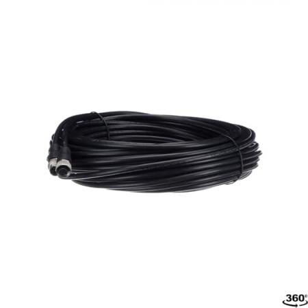 ABB M12-C2012 M12-Kabel 20 m, geschirmt gerade, 5 x 0.34 mm² und Abschirmung und M12-Stiftstecker mit Abschirmung auf Stift 3 (0 V DC)