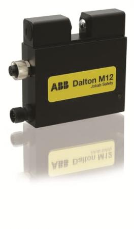 ABB Dalton M12 Prozesszuhaltung mit 8-poligem M12-Stiftstecker und 5-poligem Buchsenstecker für ADAM