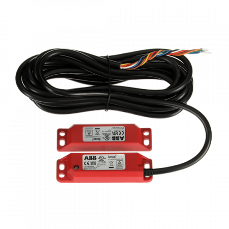 ABB Sense7 5M Sicherheitsschalter 2 Öffner + 1 Schließer , Kabel 5 m, LED Schalter aus Kunststoff