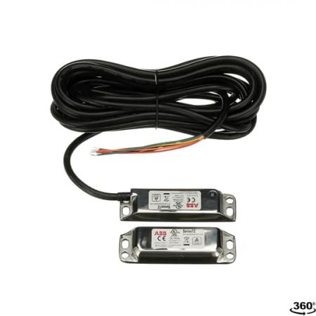 ABB Sense7Z 5M Sicherheitsschalter 2 Öffner + 1 Schließer , Kabel 5 m, LED Schalter aus Edelstahl