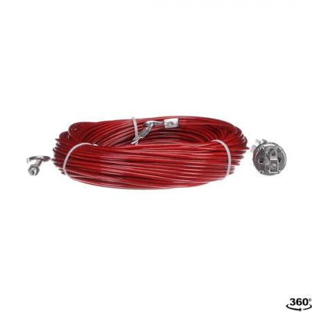 ABB 50m Wire kit SS Seilzugset aus Edelstahl 50 m Seil, 20 x Augenschrauben 1 x Spanner / Greifer 1 x Inbusschlüssel