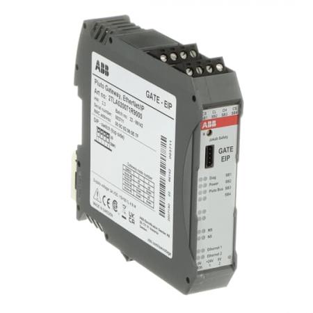 ABB GATE-EIP Pluto-Gateway EtherNet/IP bidirektionale Datenübertragung zwischen PLUTO Sicherheitsbus und EtherNet. EtherNet/IP