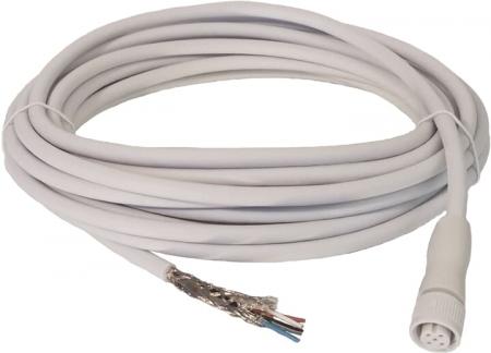 ABB M12-C101HE M12-Kabel 10 m, geschirmt Kabel für raue Umgebung, Halogenrei IP65/IP67/IP68/IP69K