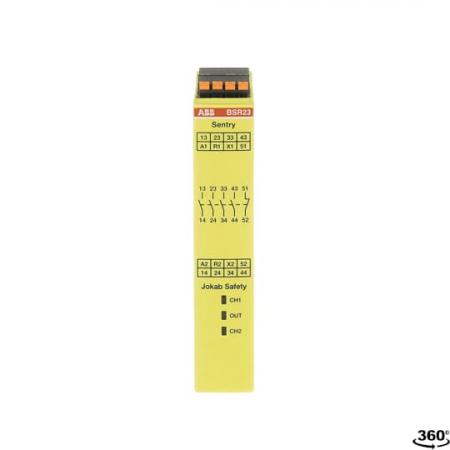 ABB Sentry BSR23P SAFETY RELAY Erweiterungsrelais 24 V DC Relaisausgänge 4 NO+1 NC PushIn Betriebsspannung 24 V DC