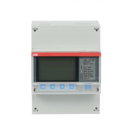 ABB A42 112-100 Messwandlerzähler, RS485 „Stahl“, 1 Phase, Wandleranschluss 6A