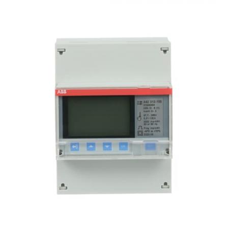 ABB A42 312-100 Messwandlerzähler, RS485 „Silber“, 1 Phase, Wandleranschluss 6A