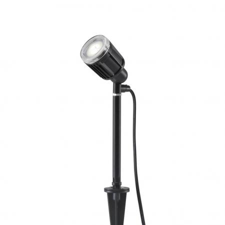Konstsmide 7443-000 Amalfi LED Erdspießleuchte schwarz lackiertes Aluminium, Kunststoff