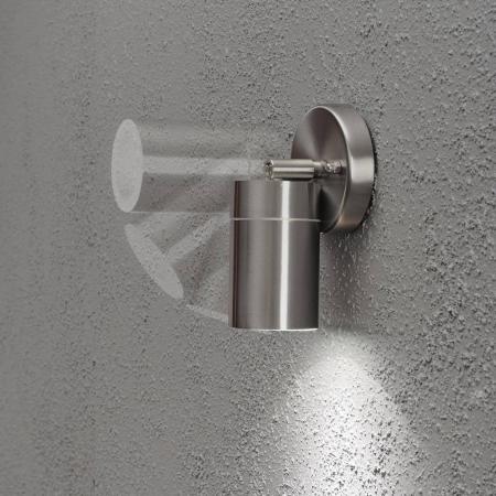Konstsmide 7598-000 Modena Wandspot Edelstahl 304, klares Glas