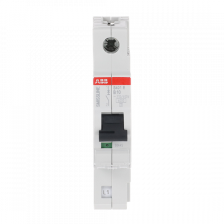 ABB S401E-B10 Sicherungsautomat B-Char., 10 A, 6 kA, 1P, steckbar