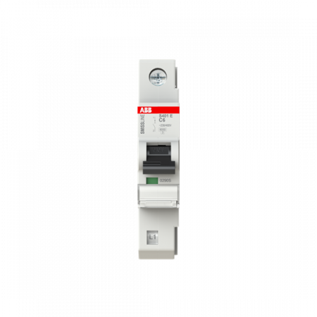 ABB S401E-C6 Sicherungsautomat C-Char., 6 A, 6 kA, 1P, steckbar