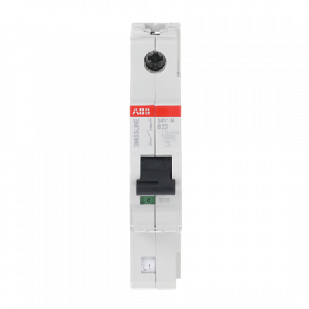 ABB S401M-B20 Sicherungsautomat B-Char., 20 A, 10 kA, 1P, steckbar