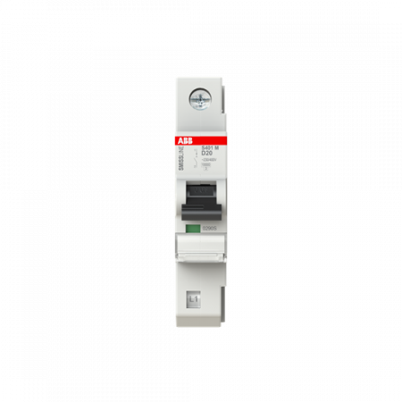 ABB S401M-D20 Sicherungsautomat D-Char., 20 A, 10 kA, 1P, steckbar