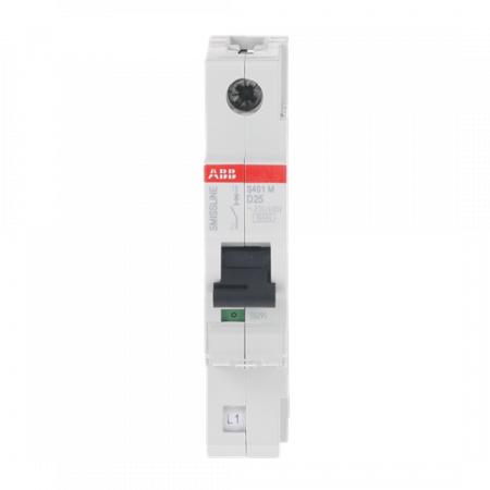 ABB S401M-D25 Sicherungsautomat D-Char., 25 A, 10 kA, 1P, steckbar