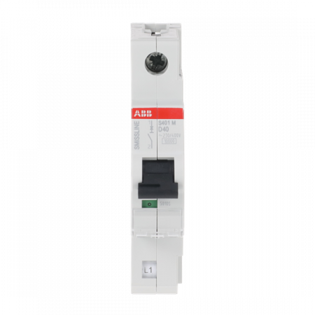 ABB S401M-D40 Sicherungsautomat D-Char., 40 A, 10 kA, 1P, steckbar