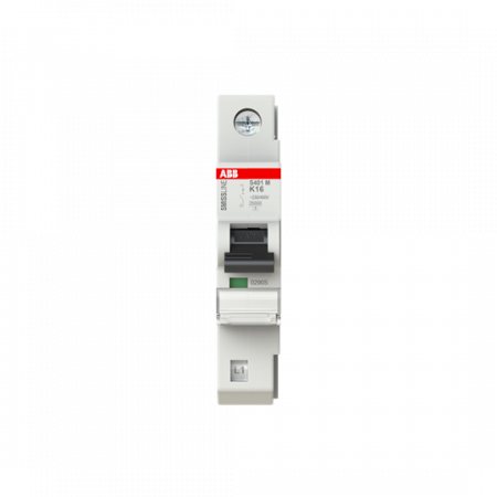 ABB S401M-K16 Sicherungsautomat K-Char., 16 A, 10 kA, 1P, steckbar