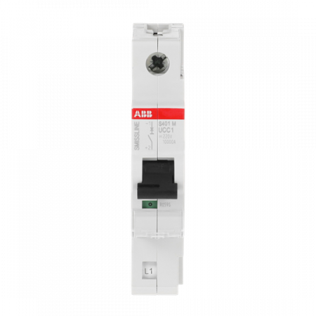 ABB S401M-UCC1 Sicherungsautomat C, 1 A, 125 V DC, 1P, 50 kA