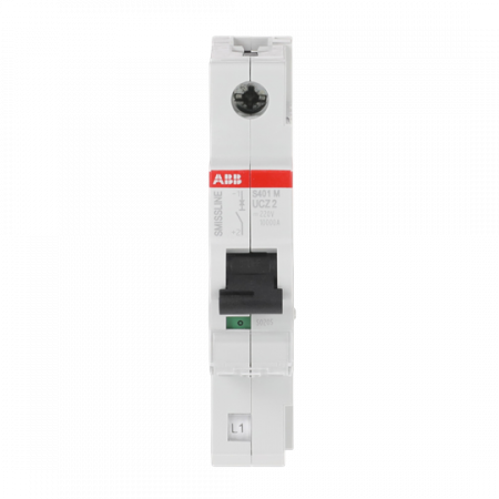 ABB S401M-UCZ2 Sicherungsautomat Z-Char., 2 A, 125 V DC, 1P, 50 kA Z, 2 A, 125 V DC, 1polig, Icu=50 kA