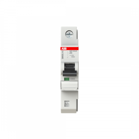 ABB S401M-UCZ4 Sicherungsautomat Z-Char., 4 A, 125 V DC, 1P, 10 kA Z, 4 A, 125 V DC, 1polig, Icu=10 kA