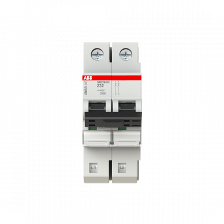 ABB S402M-UCZ32 Sicherungsautomat Z-Char., 32 A, 250 V DC, 2P, 10 kA, steckbar