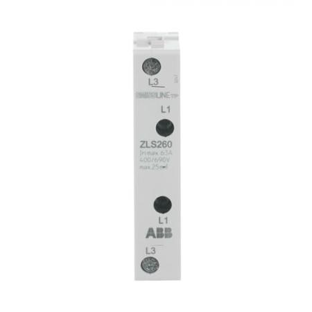 ABB ZLS260 Einspeiseblock 63 A L1, L3 Baubreite 18 mm