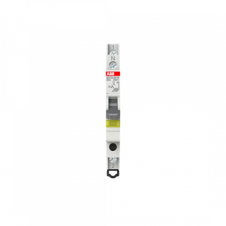 ABB E211X-25-10 Ausschalter mit gelber LED 230V 25 A, 1 Schließer, 250 V AC