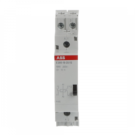 ABB E290-16-20/12 Stromstoßschalter Spule 12 V AC, 16 A, 2 Schließer