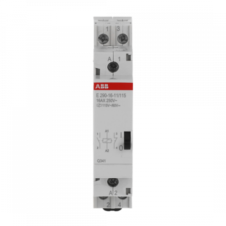 ABB E290-16-11/115 Stromstoßschalter Spule 115 V AC/60 V DC, 16 A, 1 Öffner + 1 Schließer