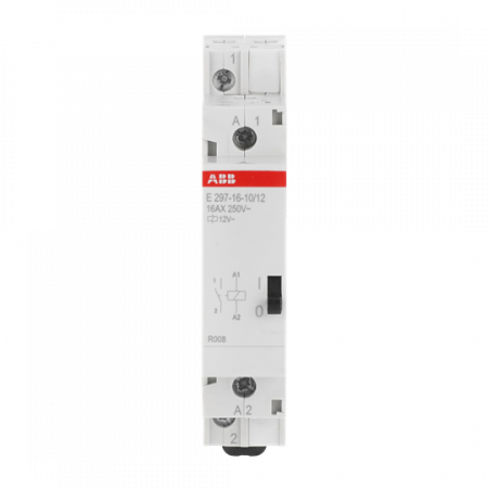 ABB E297-16-10/12 Installationsrelais Spule 12 V AC, 16 A, 1 Schließer