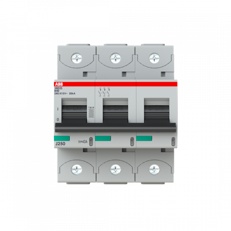 ABB S803S-B40 Hochleist.-Sicherungsautomat, 40A, B, 400 V AC=Icu 50kA, 690 V AC=Icu6kA, 3P