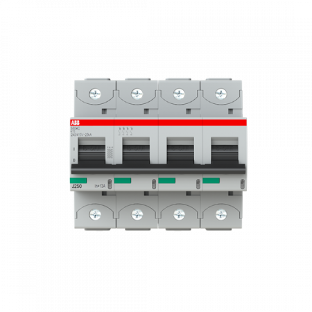 ABB S804S-K13 Hochleist.-Sicherungsautomat, 13A, K, 400 V AC=Icu 50kA, 690 V AC=Icu6kA, 4P