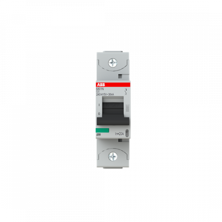ABB S801N-C20 Hochleist.-Sicherungsa., 20A, C, 400 V AC=Icu 36 kA, 690 V AC=Icu 4, 5 kA, 1P